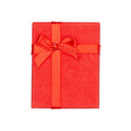 Presentask - röd glitter 7x9 cm