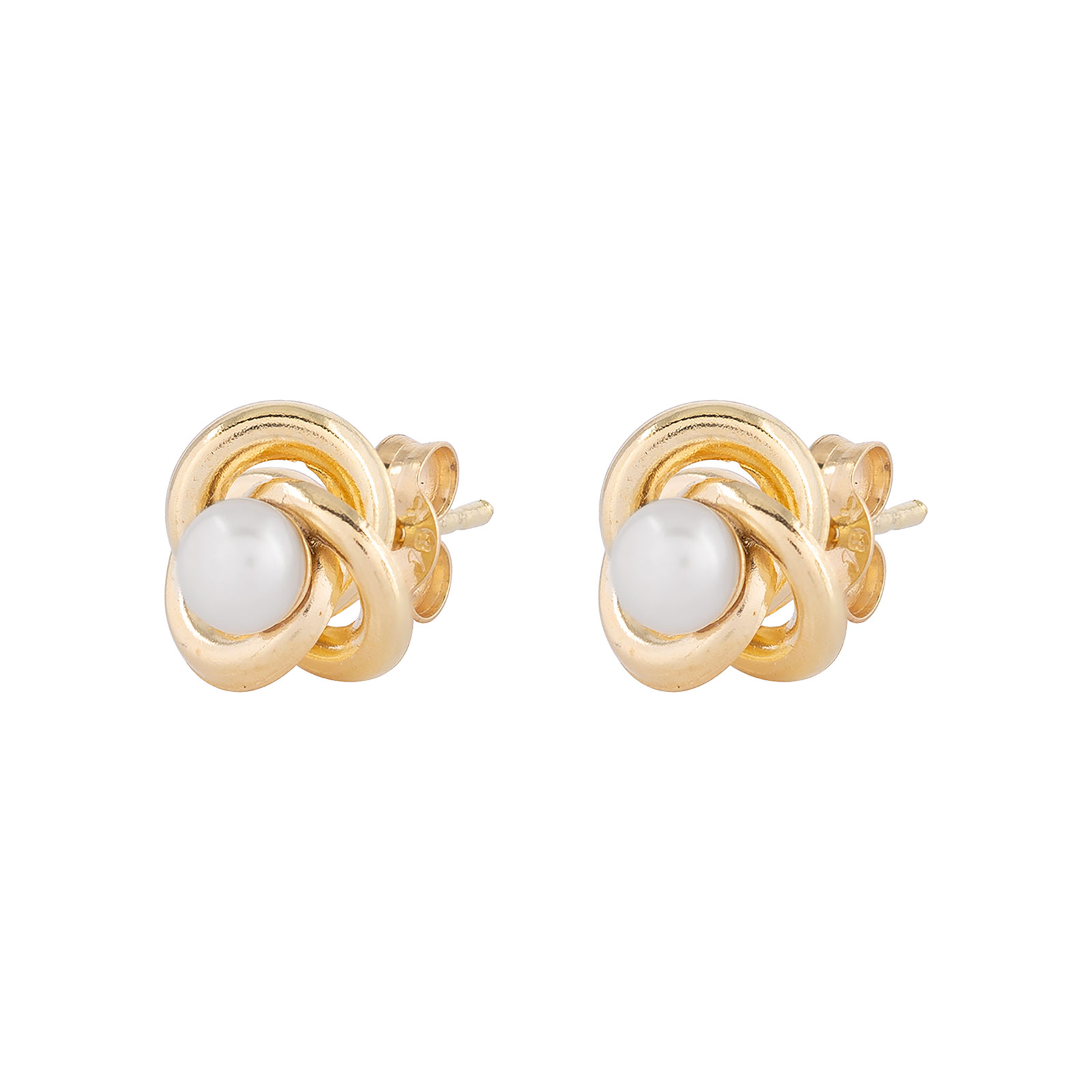 Örhängen 18k guld - Swirl