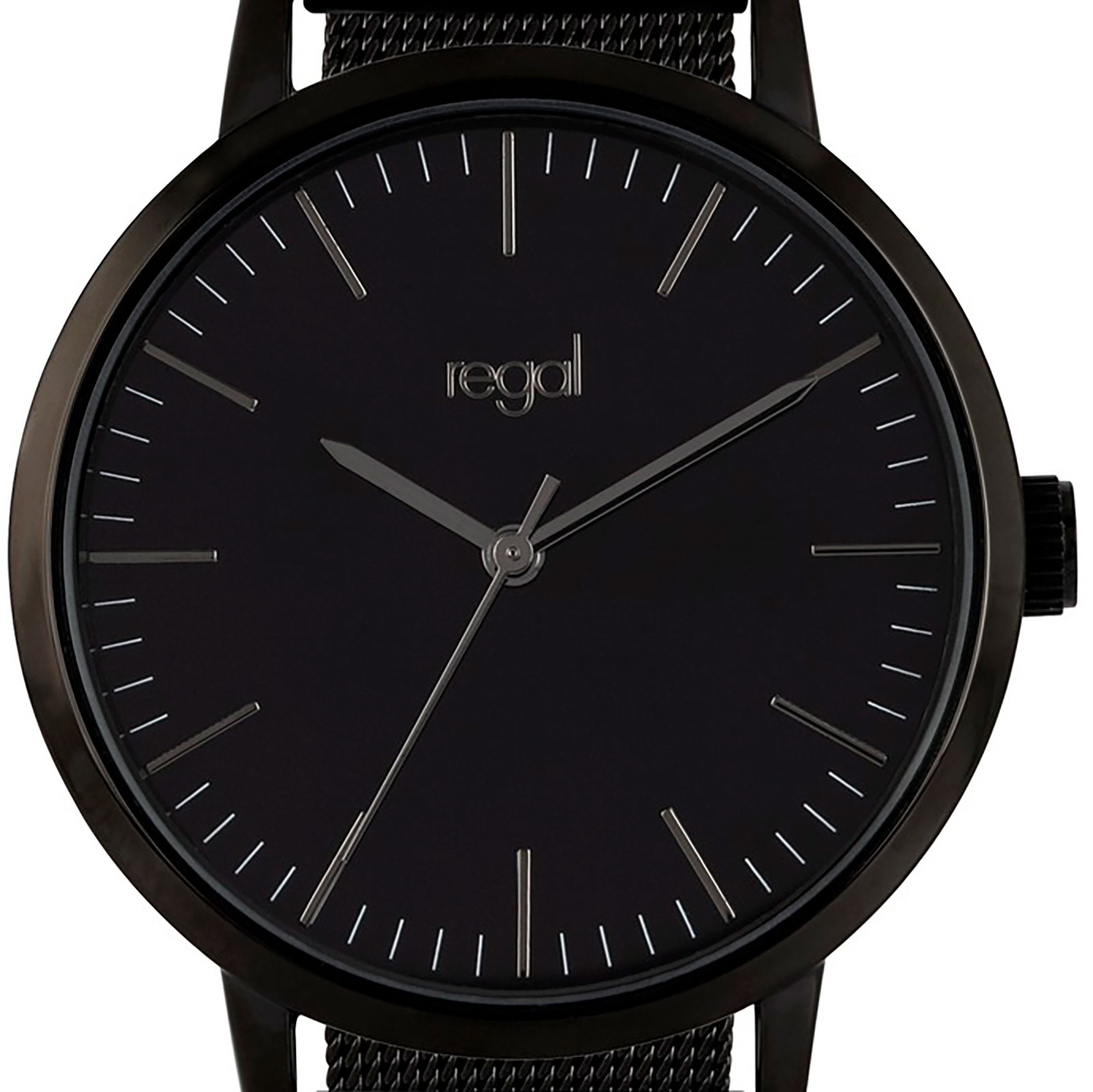 Regal damklocka - meshband, svart, 36mm