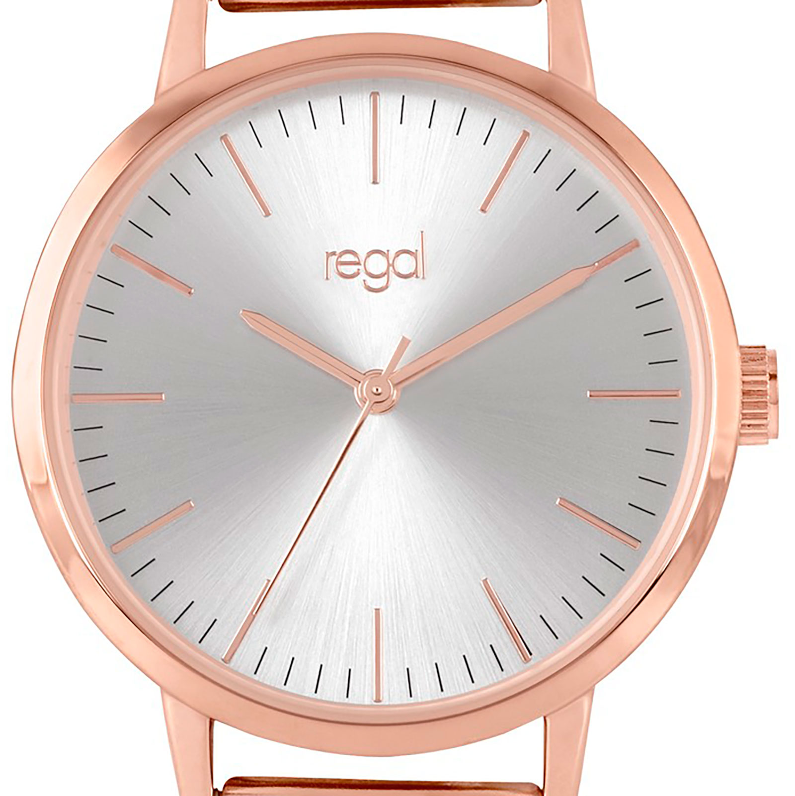Regal damklocka - meshband, rosegold, 36mm
