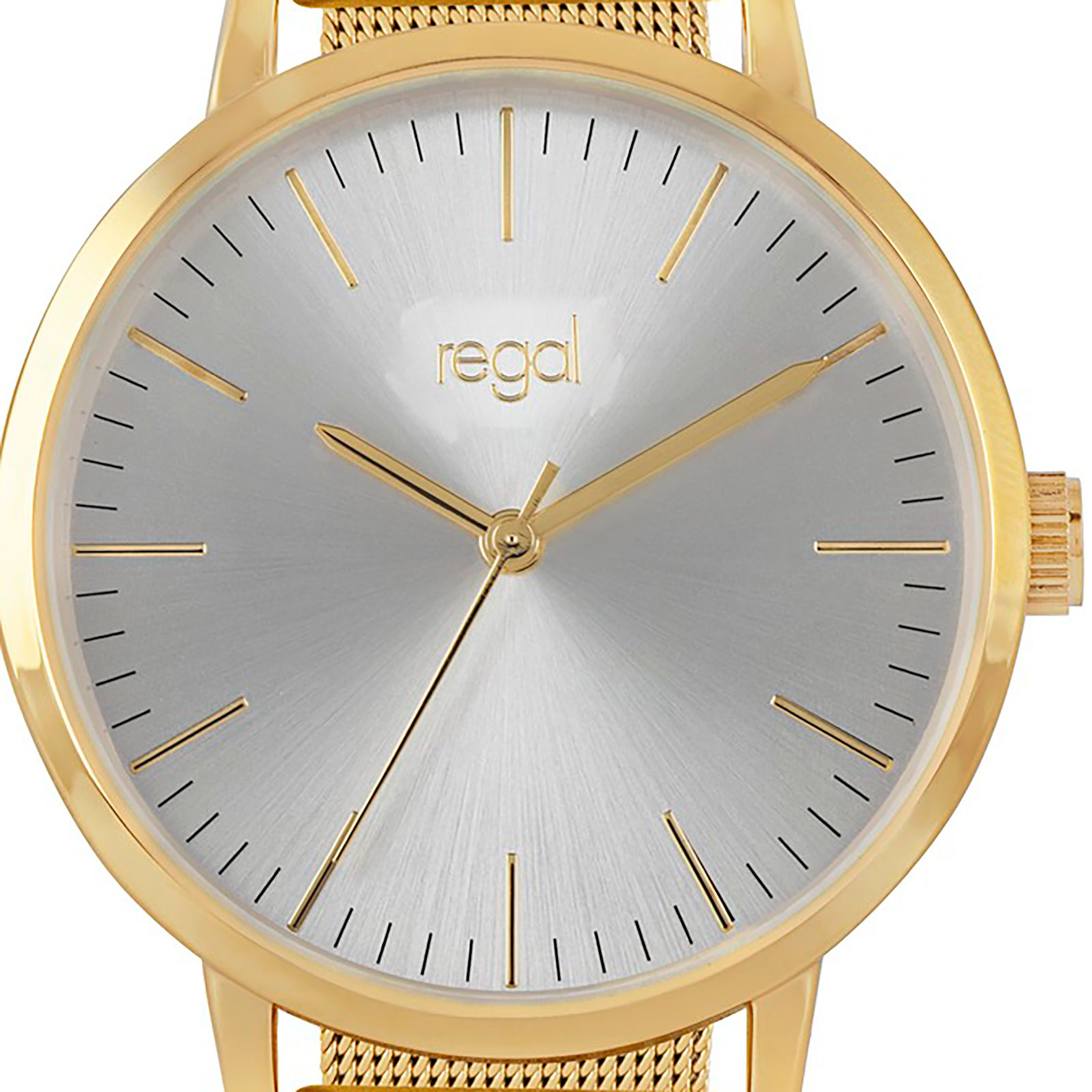 Regal damklocka - meshband, guldton/ljus, 36mm