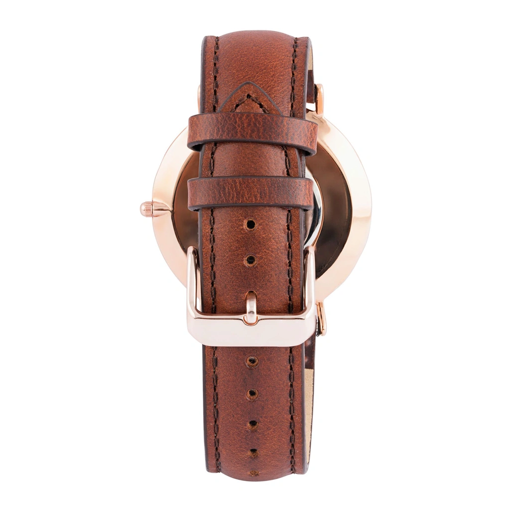 Black Oak Pagoda herrklocka - svart/rosegold, 41 mm