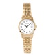 Moretime damklocka - datum, guld/vit, 26 mm