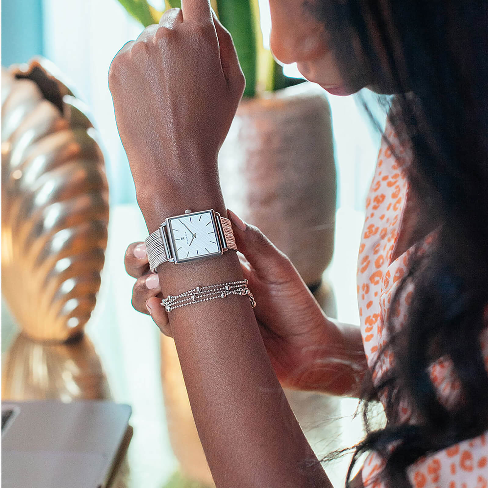 Black Oak Statement klockset - silver, 26mm