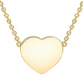 Halsband 9k guld 41-43 cm - Hjärta