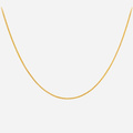 Halsband 9k guld - Spigalänk 46 cm