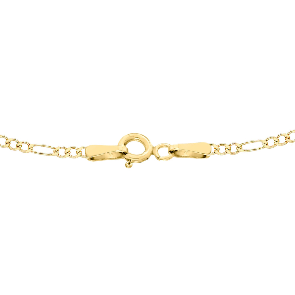 Halsband 9K Guld - Figarokedja 51 cm