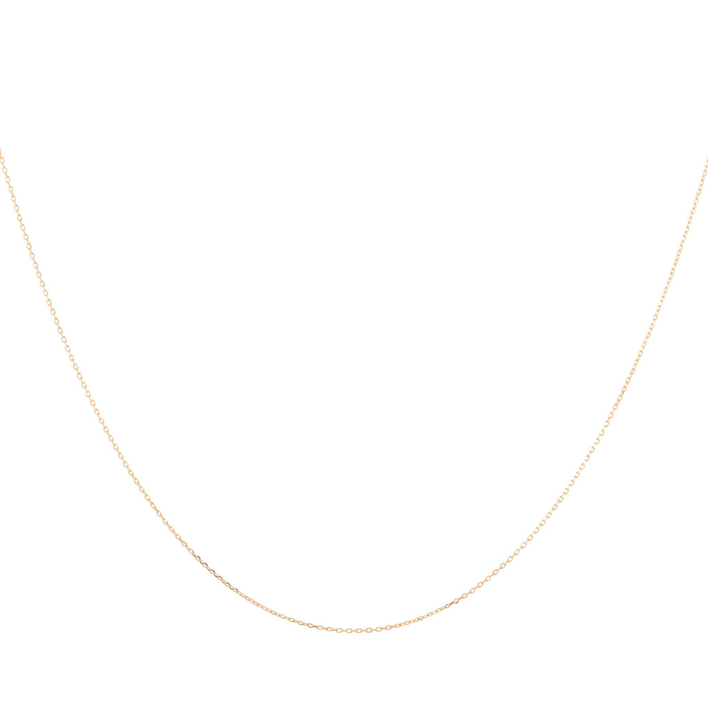 Halsband 18k guld - Ankarkedja 45+5 cm