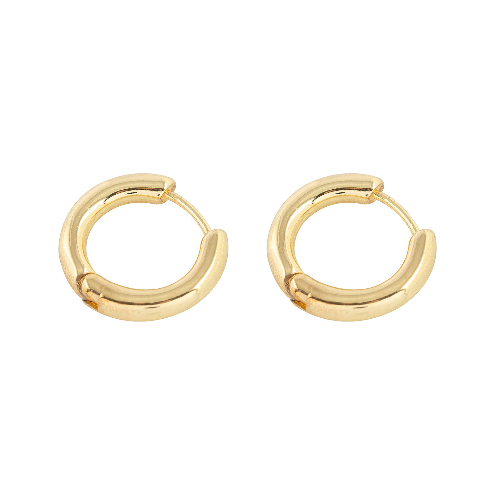Guldfärgade örhängen - Hoops 11 mm
