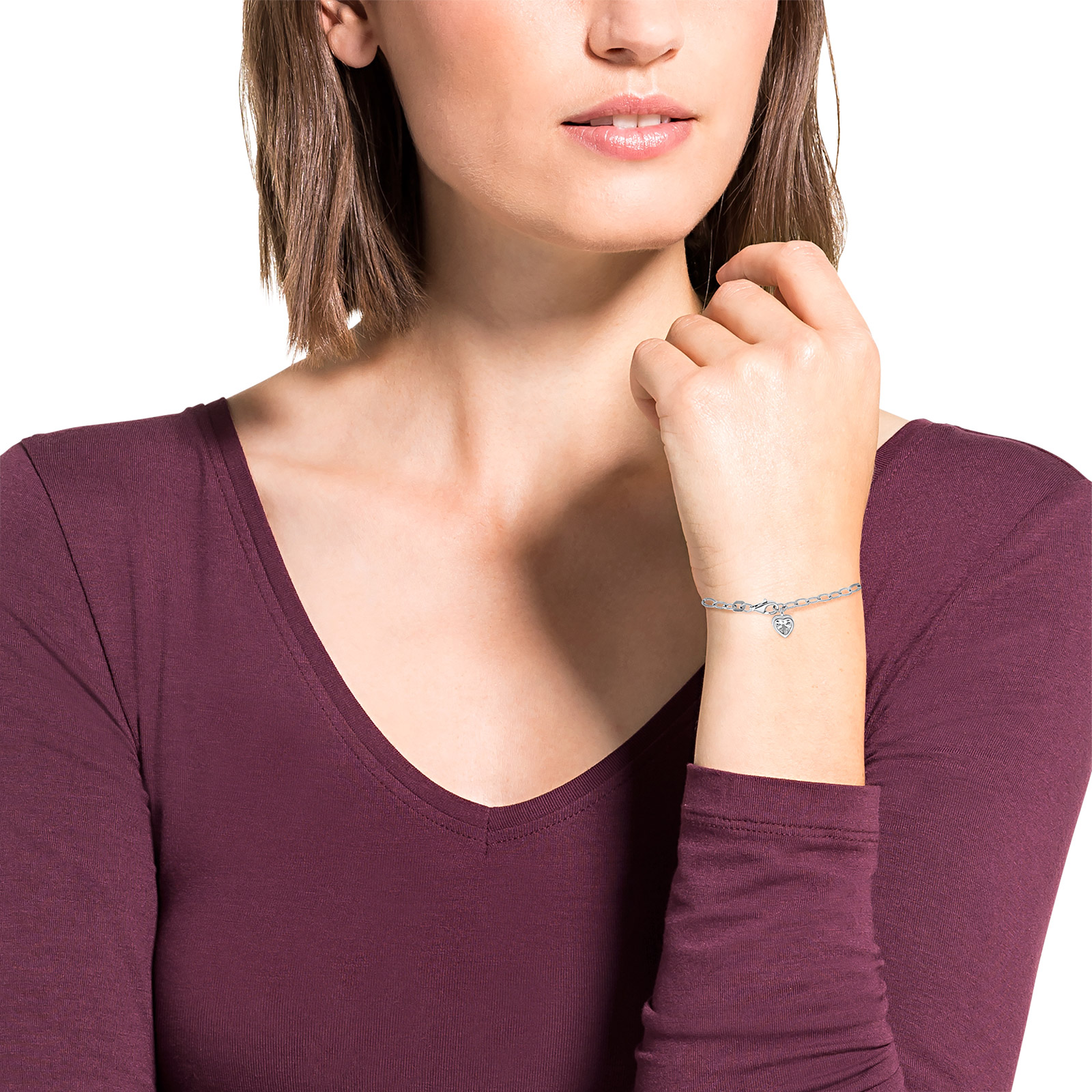 Armband 925 Sterling Silver - hjärta