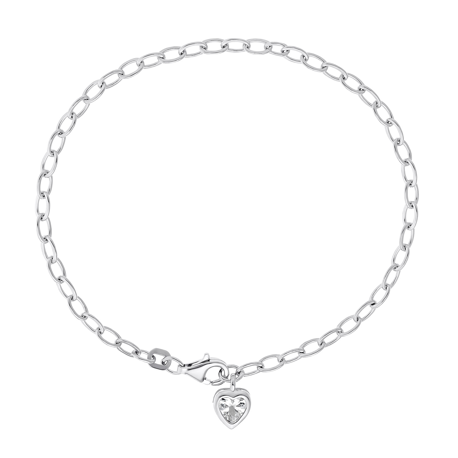 Armband 925 Sterling Silver - hjärta