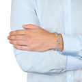 Armband i rostfritt stål - Pansarkedja 21,5 cm