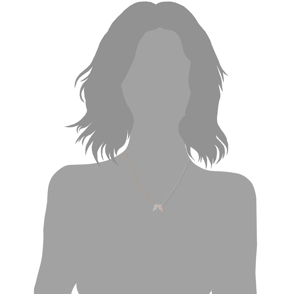 Silverhalsband, droppe med blå sten - 45 cm