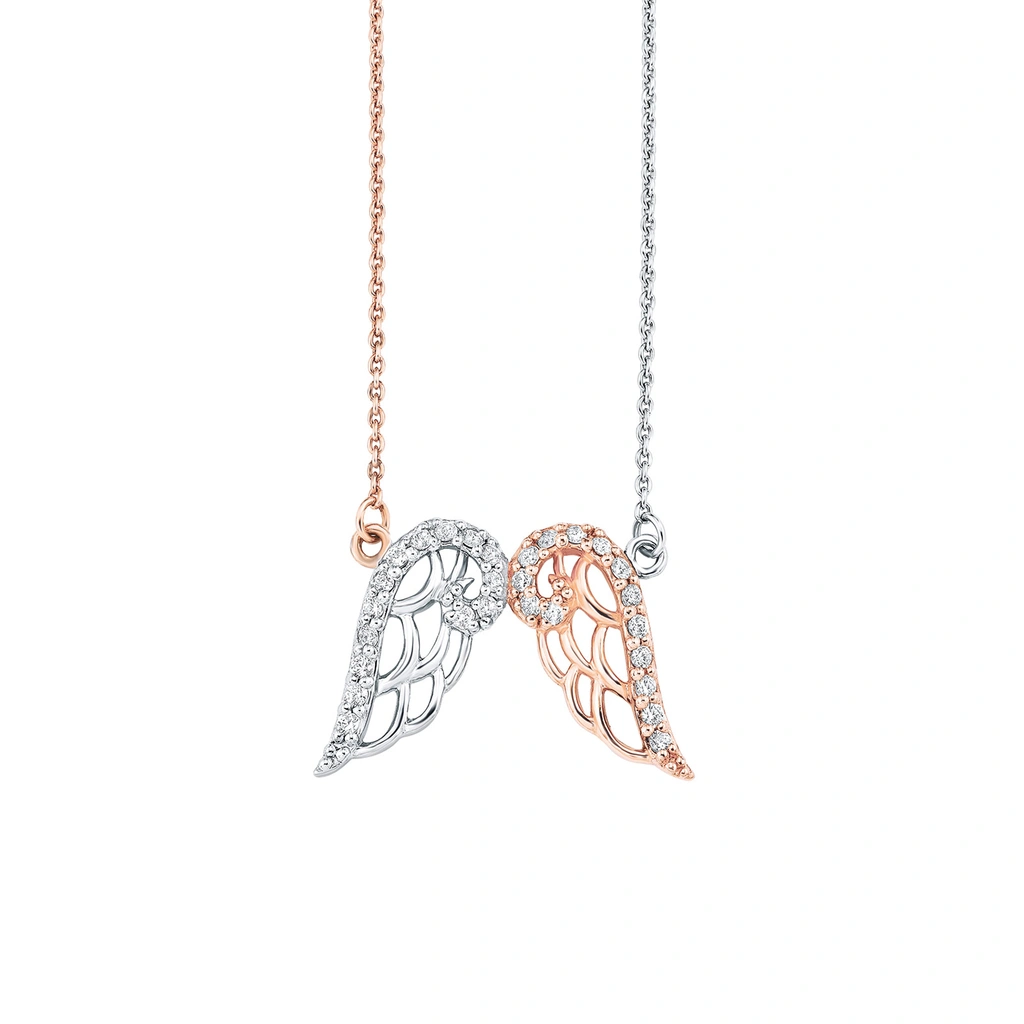 Silverhalsband, droppe med blå sten - 45 cm