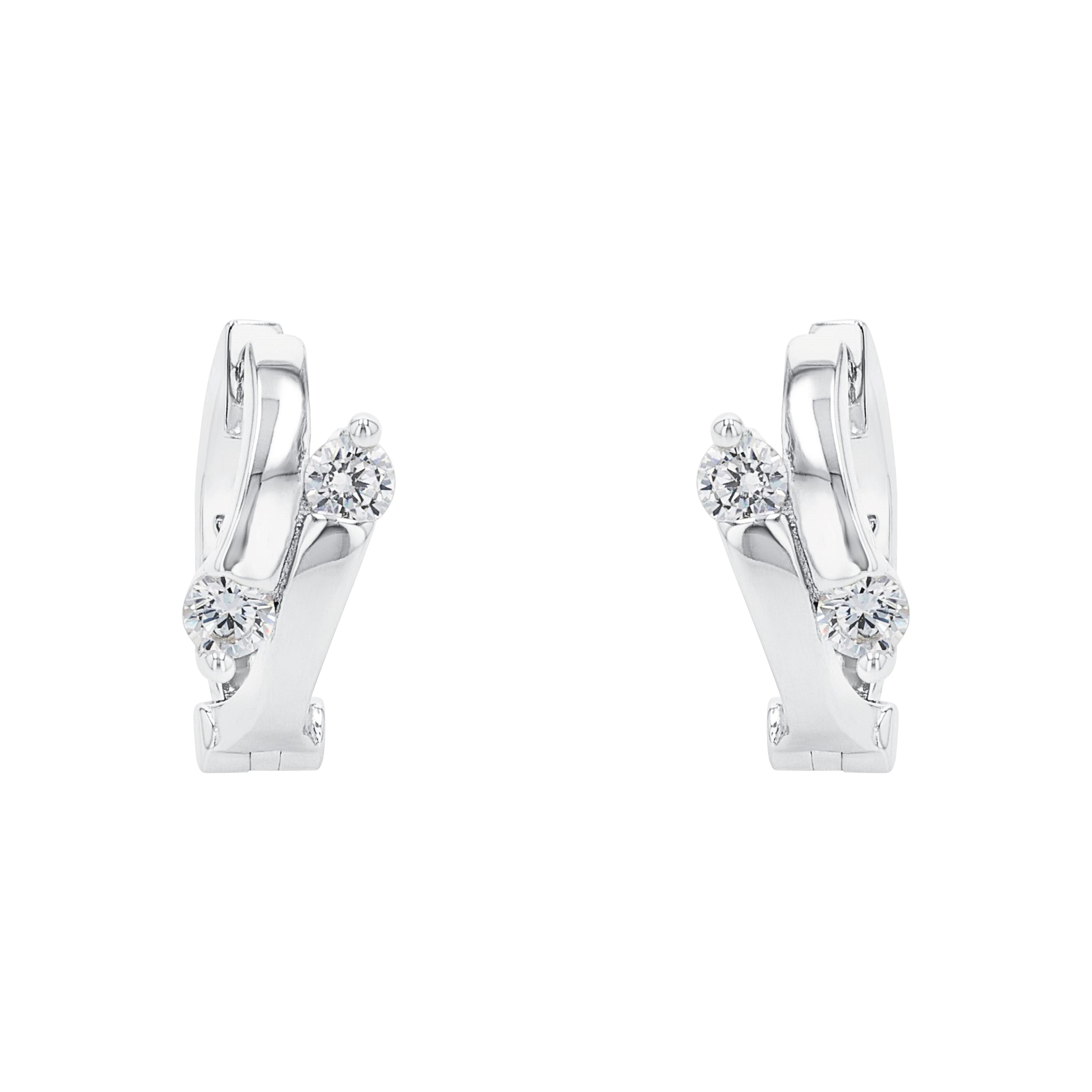 Örhängen 925 Sterling Silver - creoler 12 mm