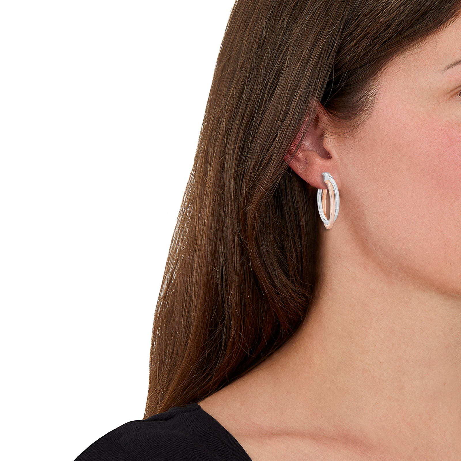 Örhängen 925 Sterling Silver - Hoops 2,9 cm