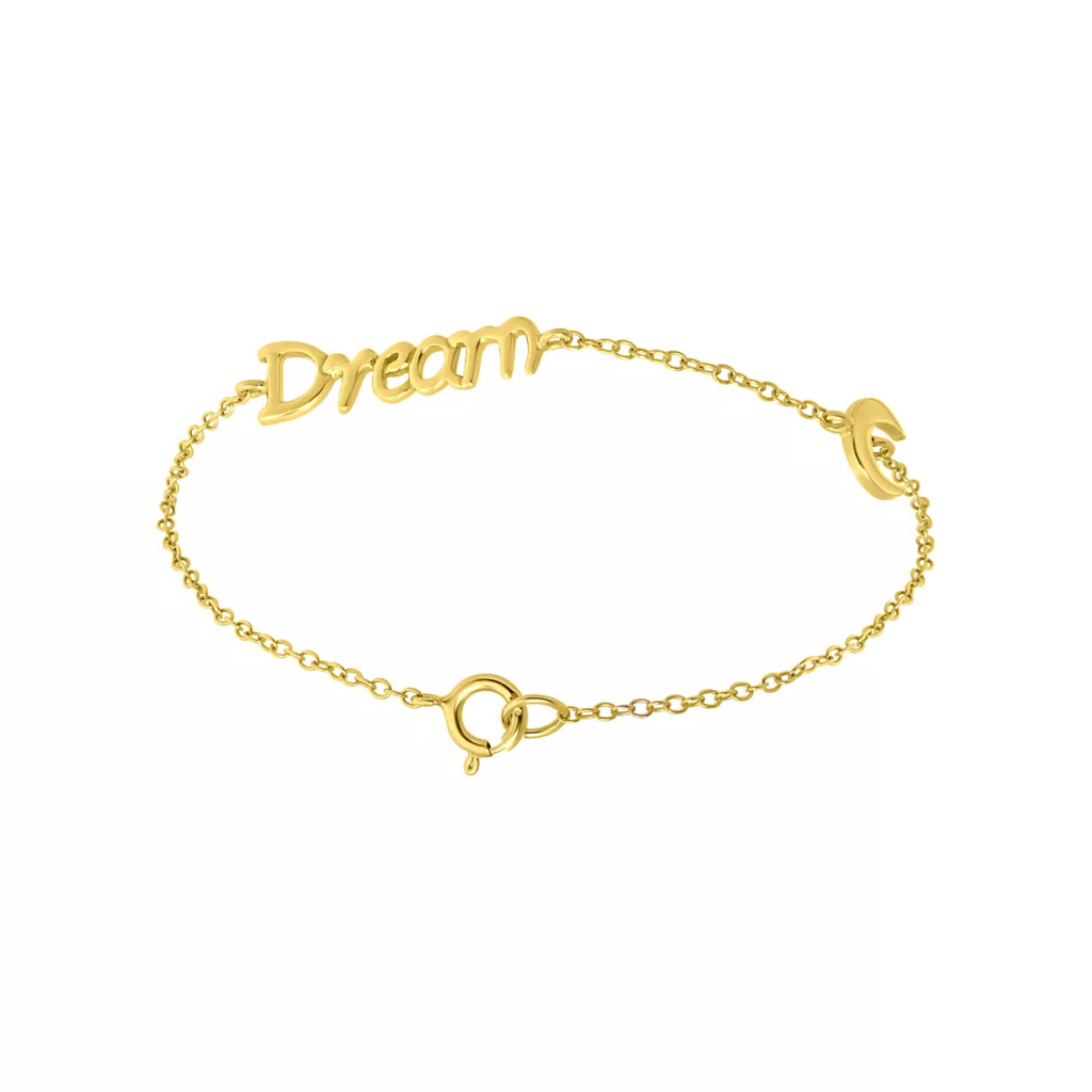 Guldfärgat armband 925 Sterling Silver - Dream