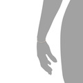 Silverarmband - bicolor, tvinnade länkar, 19 cm