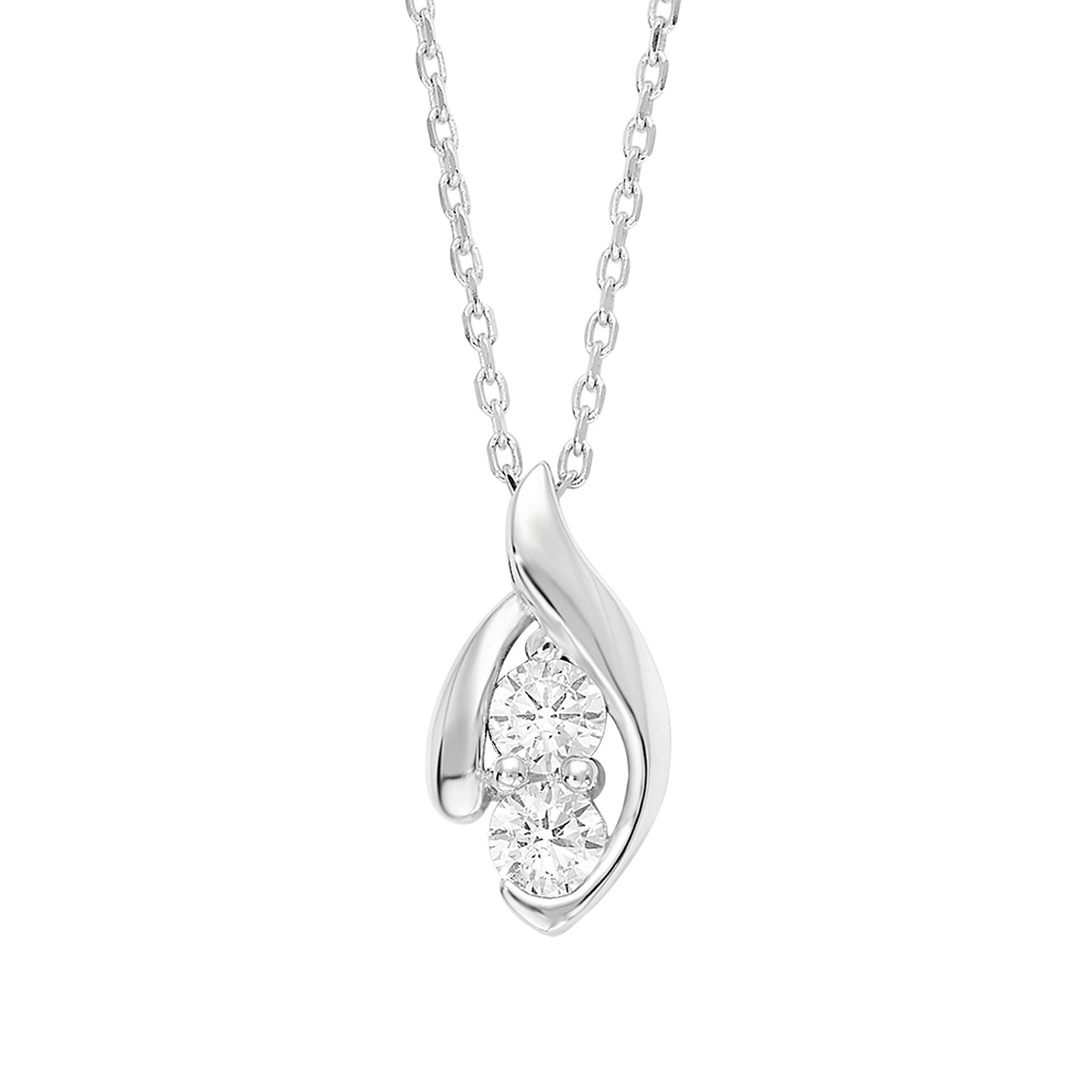 Silverhalsband - droppe