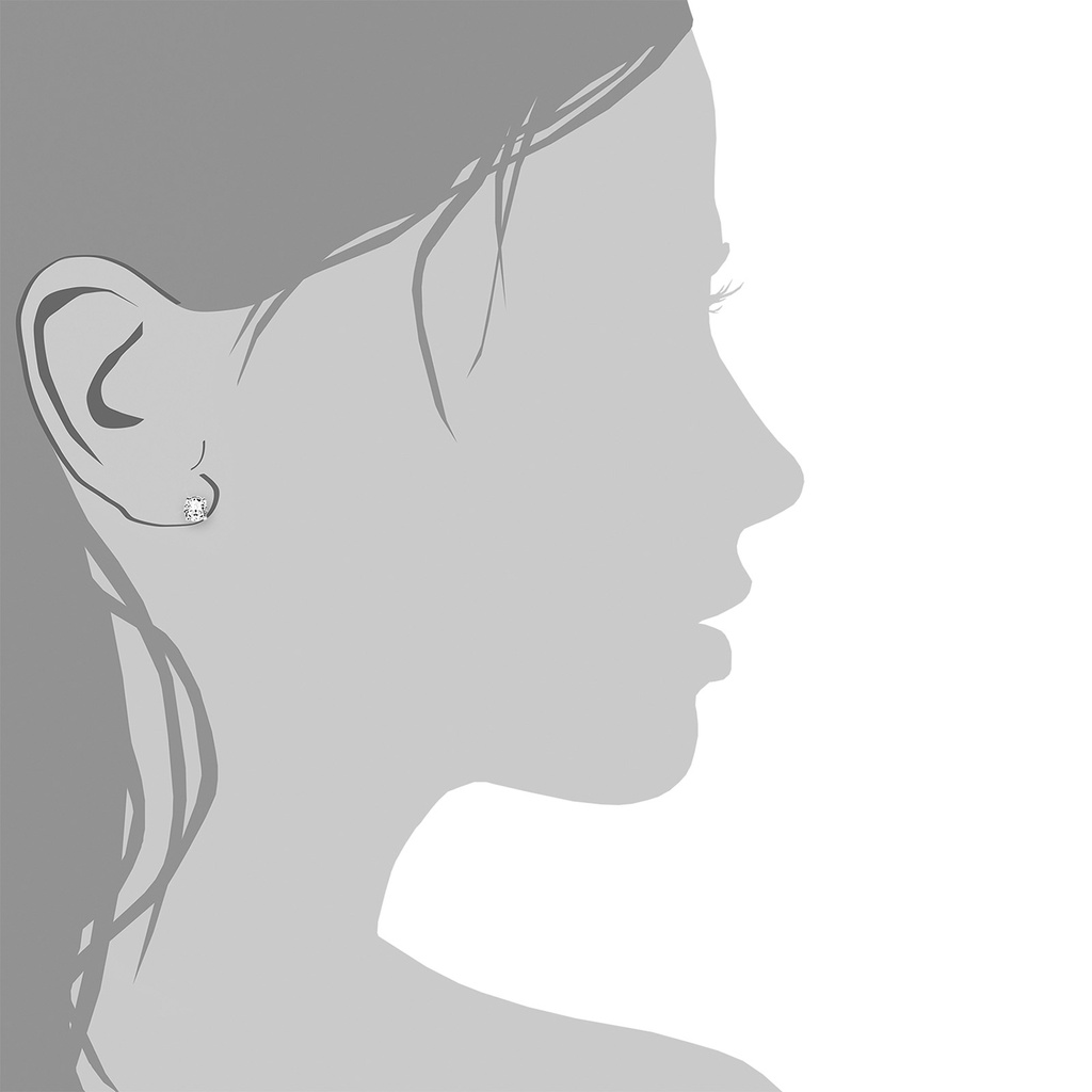 Örhängen 925 Sterling Silver - studs 5 mm