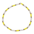 Armband pärlor- gul & vitt