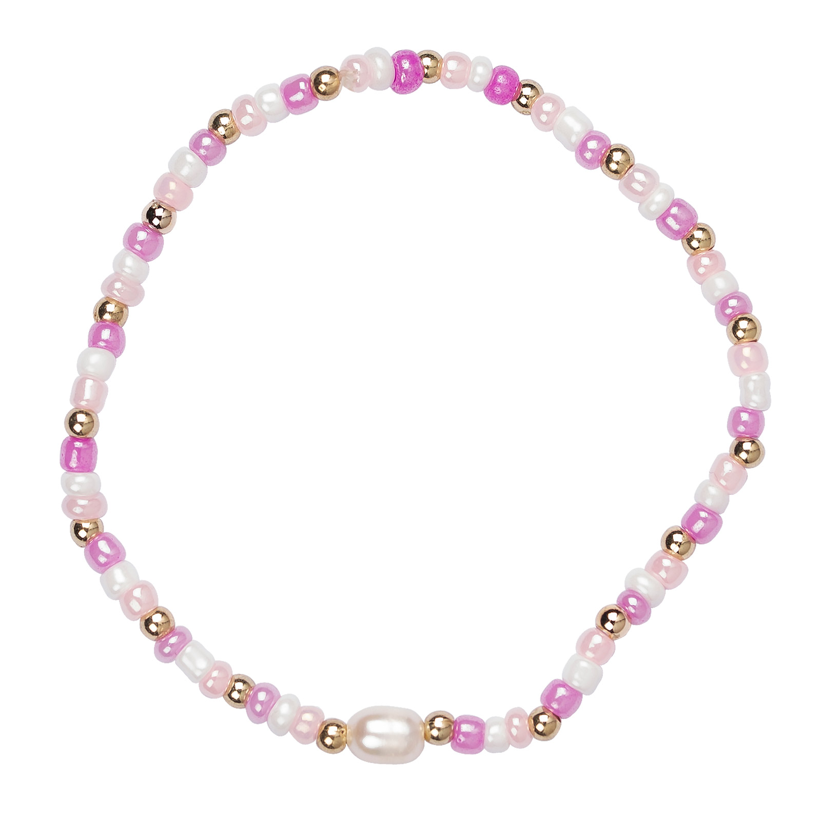 Armband pärlor - rosa