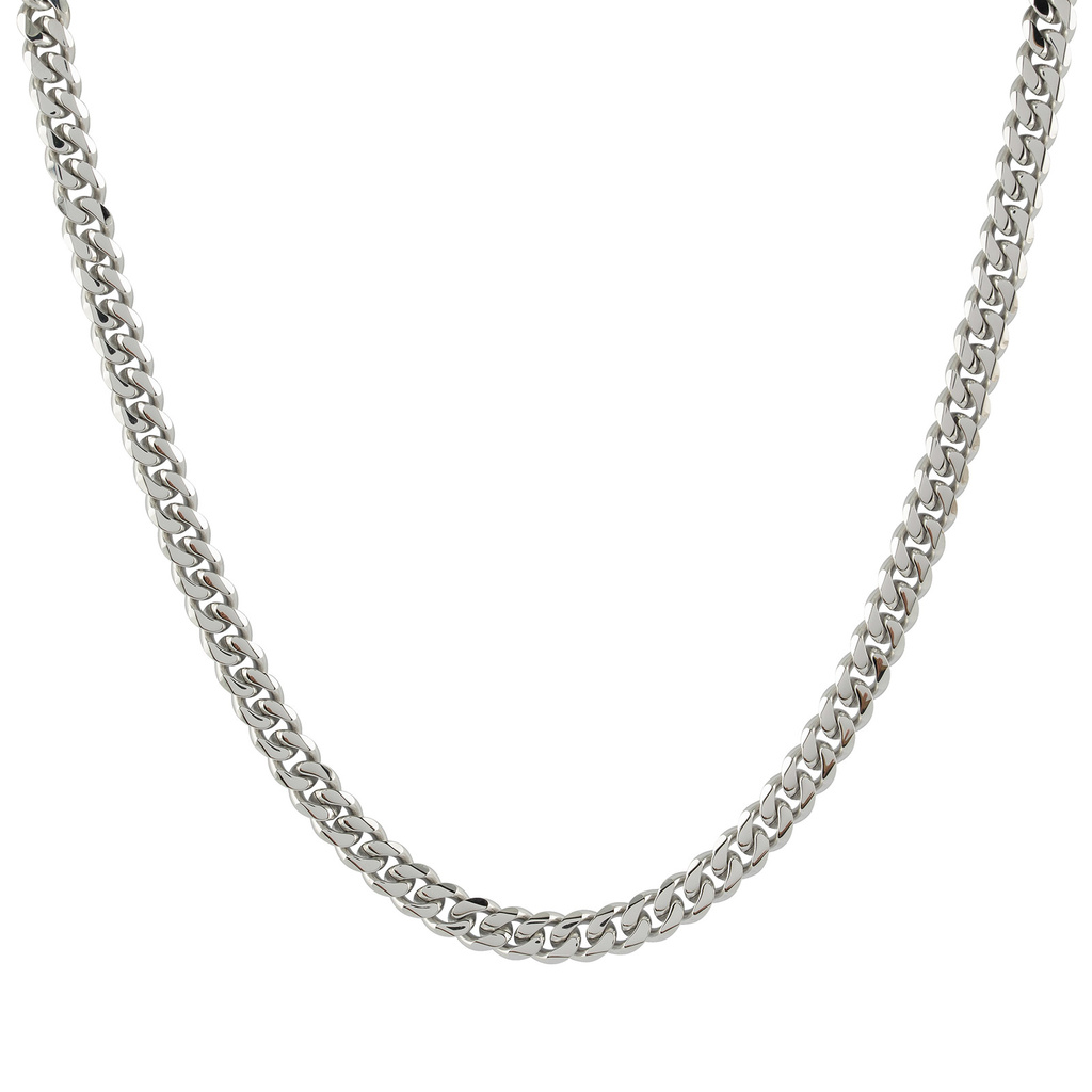 Stålhalsband herr - Cuban, 60 cm