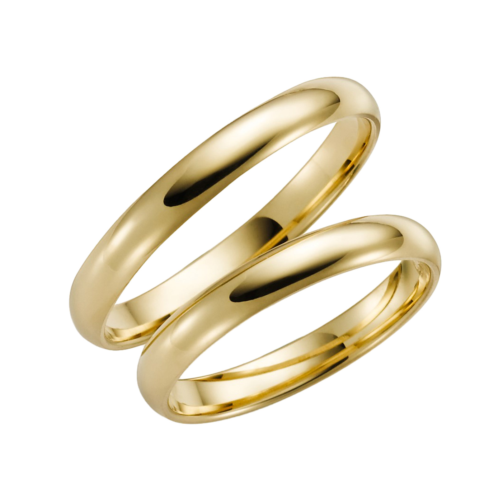 Förlovningsring 18k guld - Kupad 3 mm