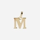Hängsmycke 9k guld - bokstav M