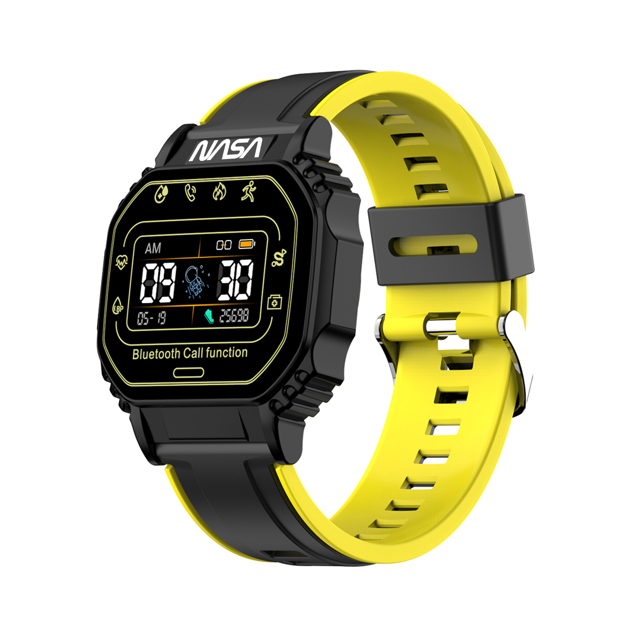 Nasa Smart Watch BNA30159-002 - svart/gul