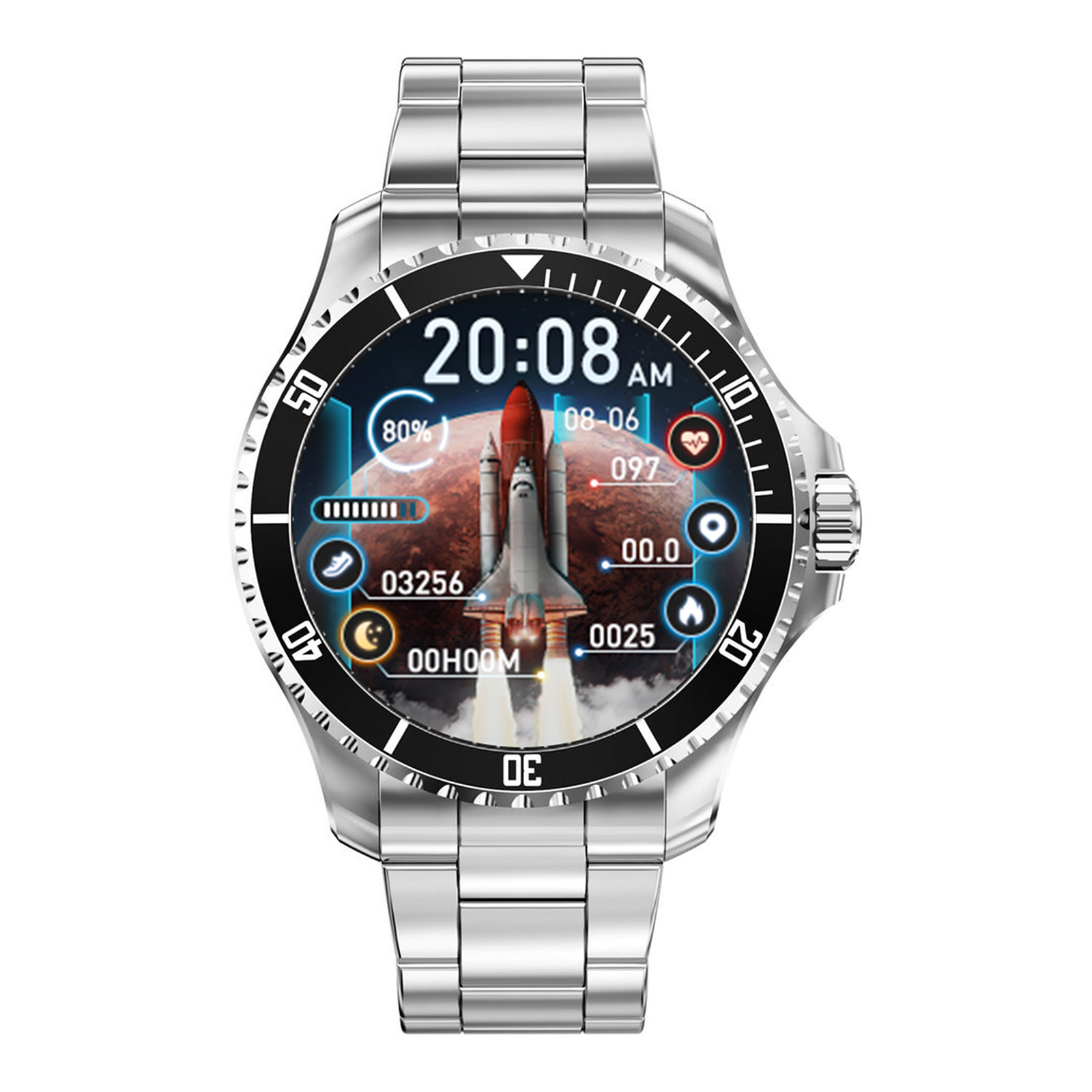 Nasa Smart Watch BNA30073-001 - svart ring