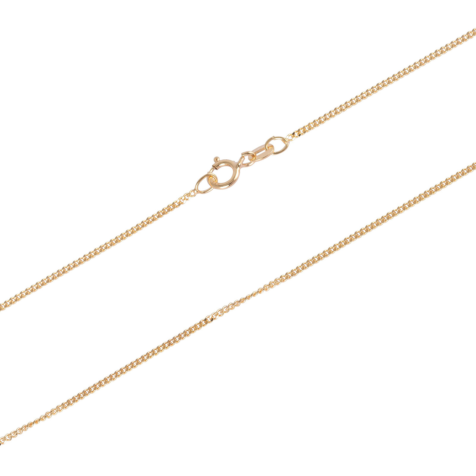 Halsband 18k guld - Pansarkedja 45+5 cm