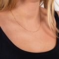 Halsband 18k guld - Venezia 38+4 cm