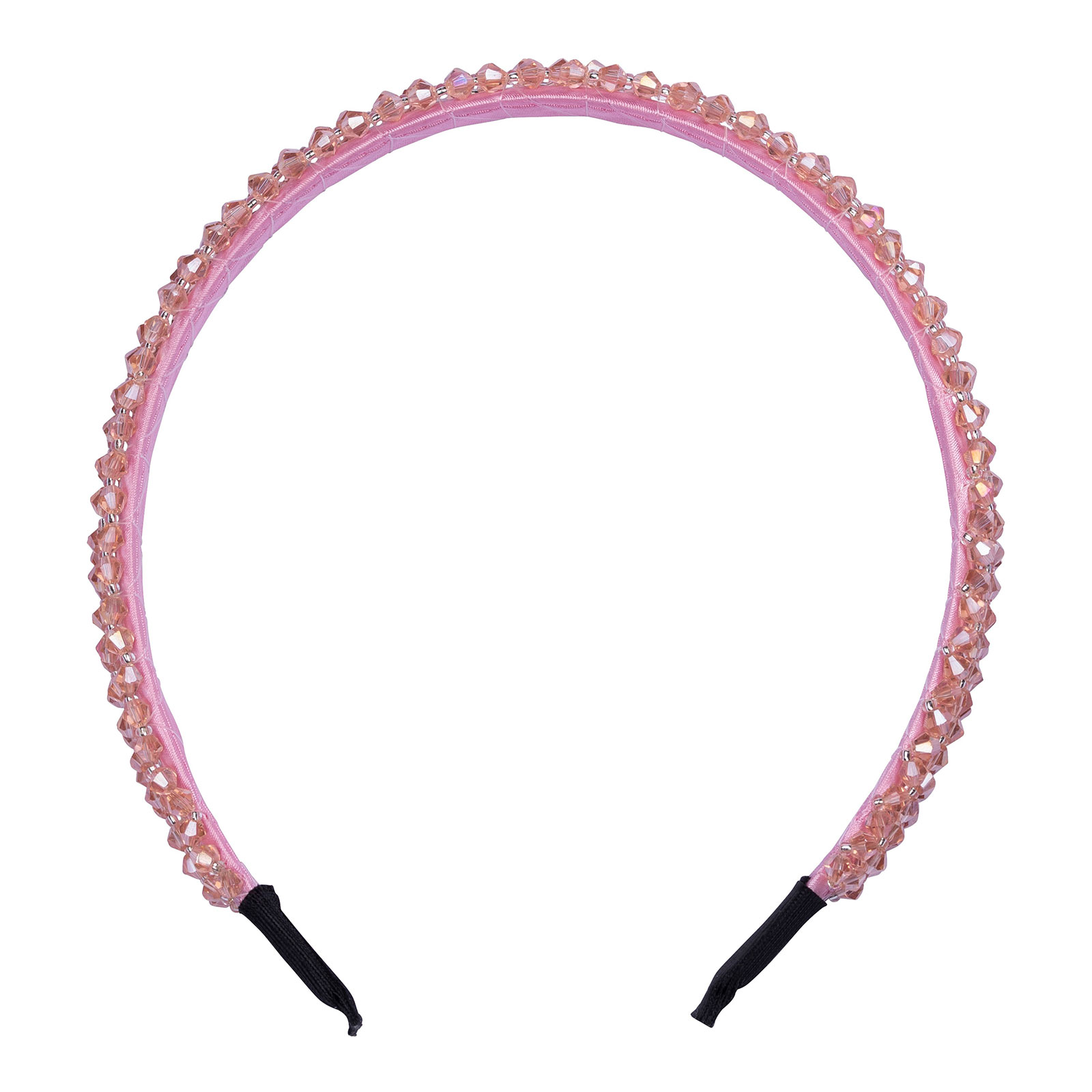 Diadem med rosa stenar