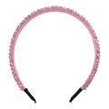 Diadem med rosa stenar