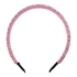 Diadem med rosa stenar