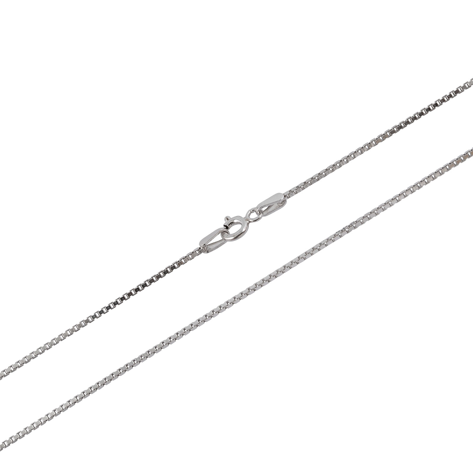 Silverhalsband kedja venezialänk - 0,8 mm bred