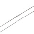 Silverhalsband kedja venezialänk - 0,8 mm/40 cm