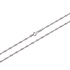 Silverhalsband Singapore - 0,95 mm/50 cm