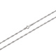 Silverhalsband Singapore - 0,95 mm/50 cm