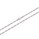 Silverhalsband Singapore - 2,25 mm/45 cm