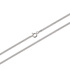 Silverhalsband pansarlänk - 2,1 mm/60 cm