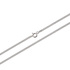 Silverhalsband pansarlänk - 1,7 mm/42 cm