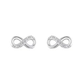 Silverörhängen - Studs 12 mm