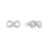 Silverörhängen - Studs 12 mm