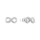 Silverörhängen - Studs 12 mm