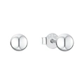 Silverörhängen, studs bollar - 5 mm