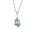 Halsband med hänge Sterling Silver 925 - Droppe, 45 cm