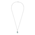 Halsband med hänge Sterling Silver 925 - Droppe, 45 cm