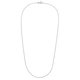 Silverhalsband, pansarkedja - 38 cm / 2 mm